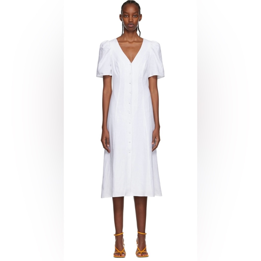 The Reformation Newbury Linen Dress